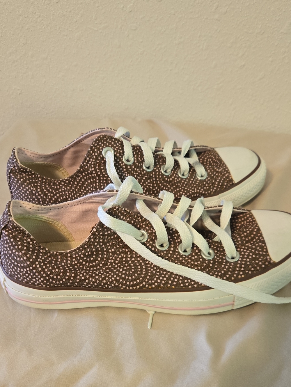 Converse All Star Dot Pattern Lace-Up Women's Sneakers